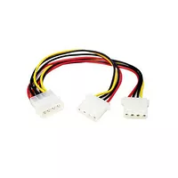 Molex 4 broches Mâle vers 2 x Molex 4 broches Femelle